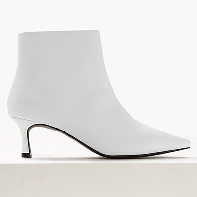 Leather Ankle Boots Kitten Heel from Marks & Spencer