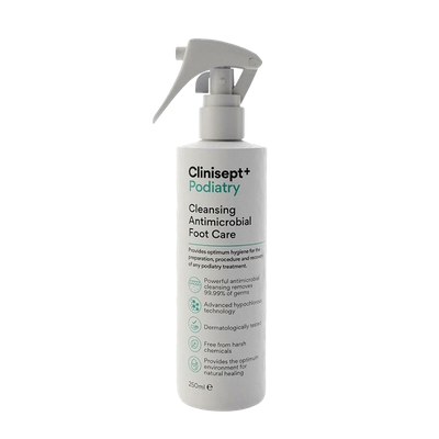 Antimicrobial Foot Care Spray from Clinisept Podiatry 