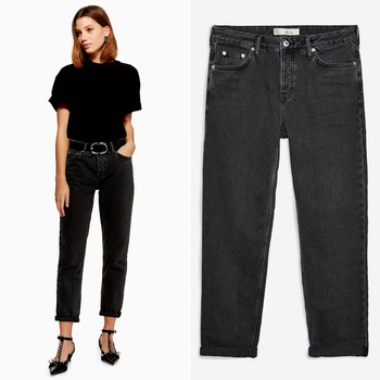 Washed Black Hayden Boyfriend Jeans