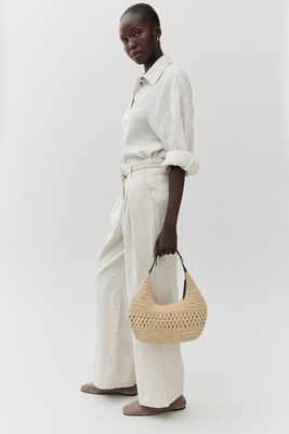 Straw Shoulder Bag from H&M