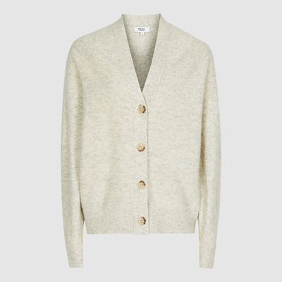 Wool Cashmere Blend Cardigan from Reiss