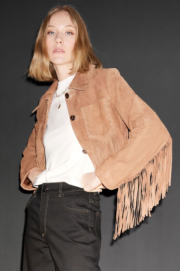 Fringe Suede Jacket