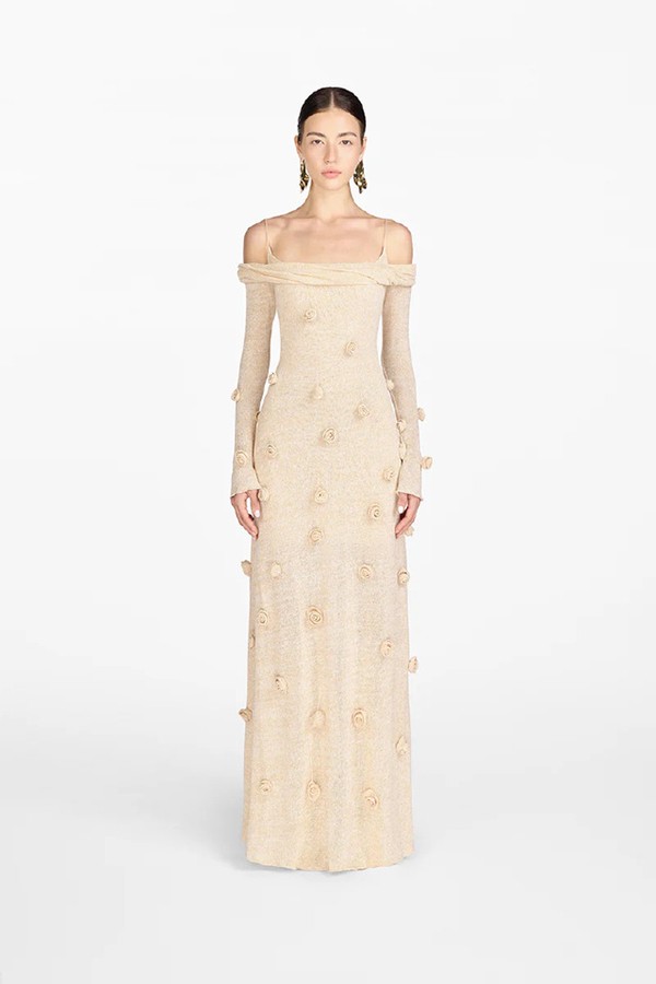 Off-Shoulder Floral Dress from Montsand