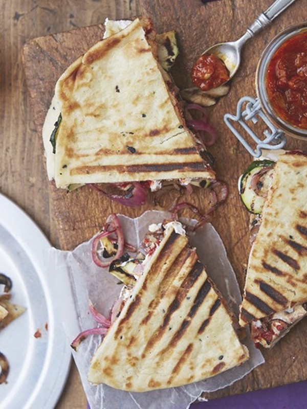Goat's Cheese Naanchilada