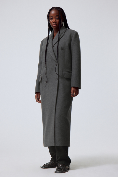 Alex Oversized Wool Blend Coat from Weekday