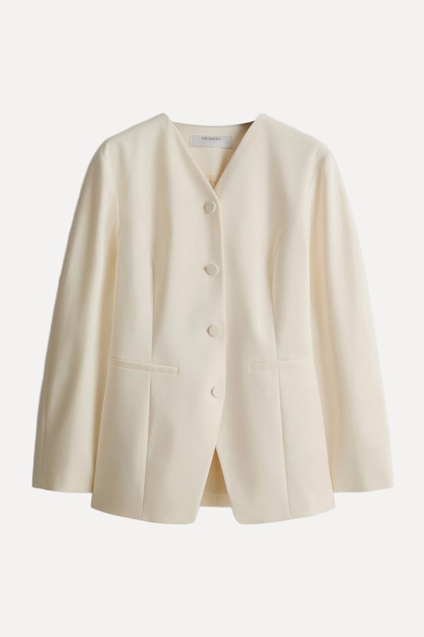 Cinched Balloon Sleeve Blazer from Primark