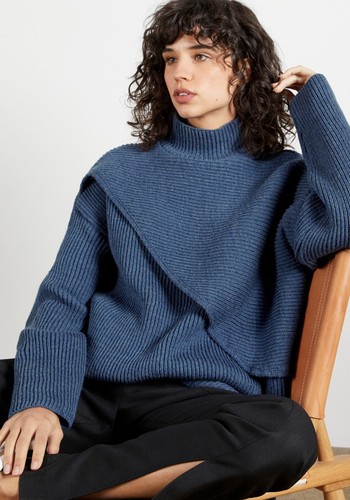 Melisi Wool High Neck Jumper