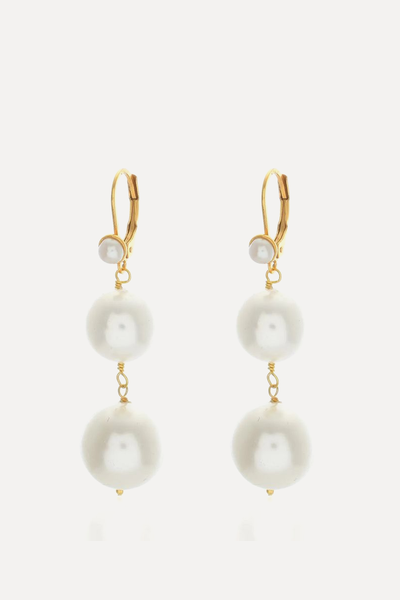 Pernille Earrings Pearl