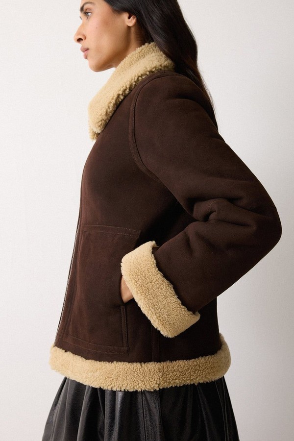 Italian Merino Shearling Coat