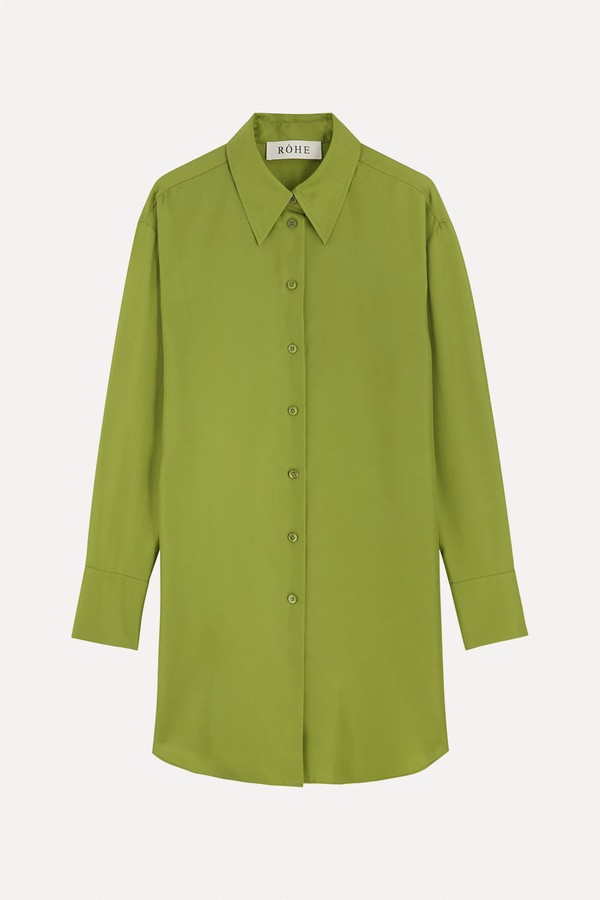 Signature Oversized Silk Shirt from Rohe