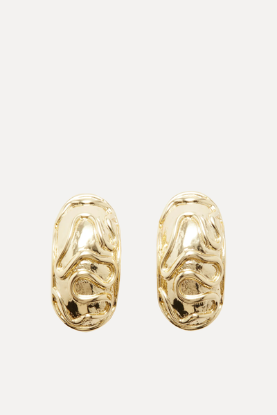 Noa 18kt Gold-Plated Clip Earrings from By Alona