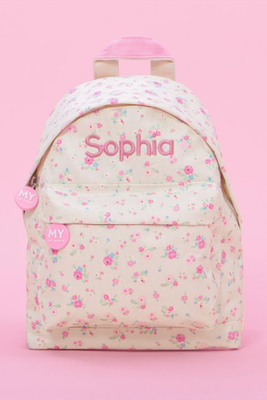 Personalised Ditsy Print Mini Backpack from My 1st Years