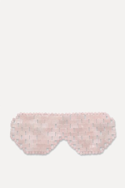 Isla Rose Quartz Eye Mask from Bamford