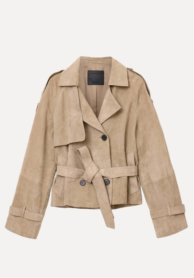 Reed Cropped Suede Jacket* 