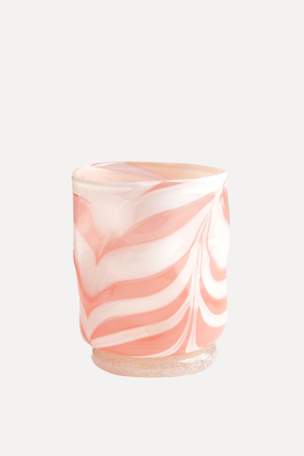 Swirl Mid-Ball Glass Tumbler from Henry Holland