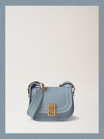 Small Sadie Satchel Cloud Silky Calf