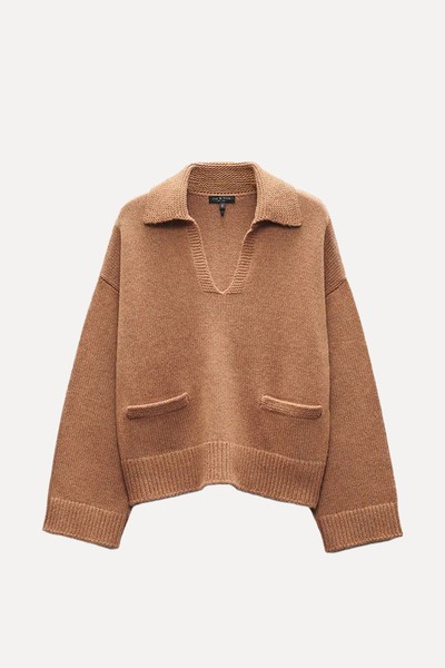 Danica Wool Blend Polo Jumper from Rag & Bone