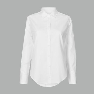 Pure Cotton Self Stripe Shirt