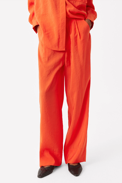 Straight Trousers With Pleats from Parfois