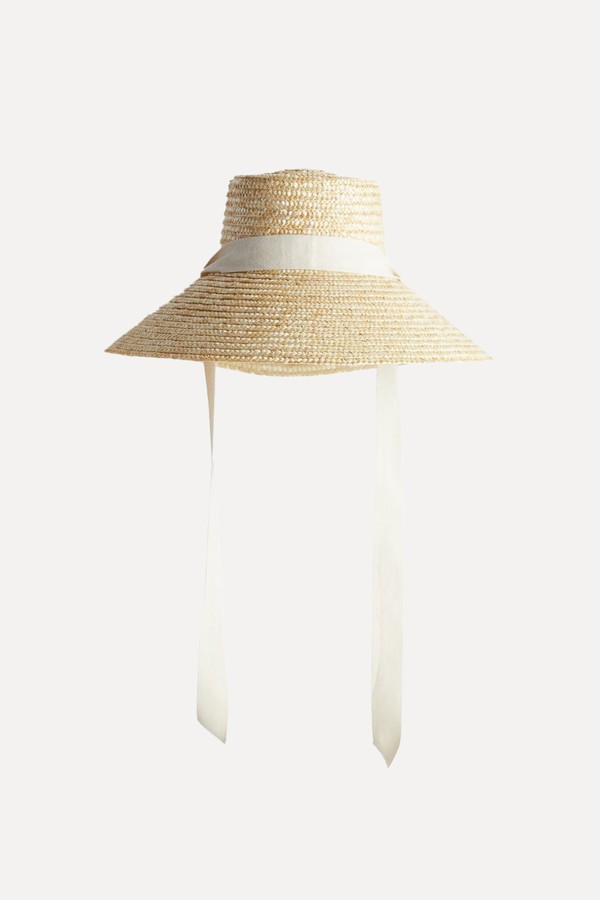 Strap-Detail Straw Hat from H&M