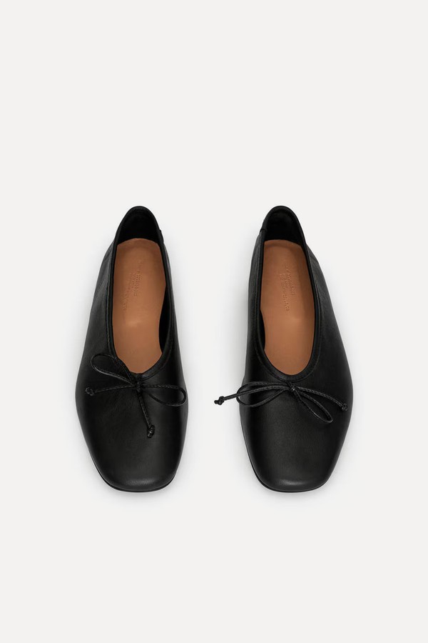x from Leather Ballet Flats, £104.30 (were £149) | ARKET