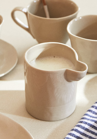 Irregular Porcelain Milk Jug