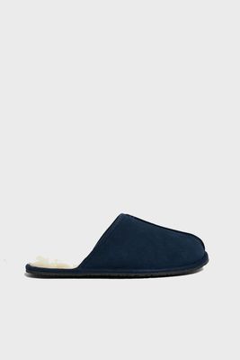 Suede Mule Slippers With Freshfeet