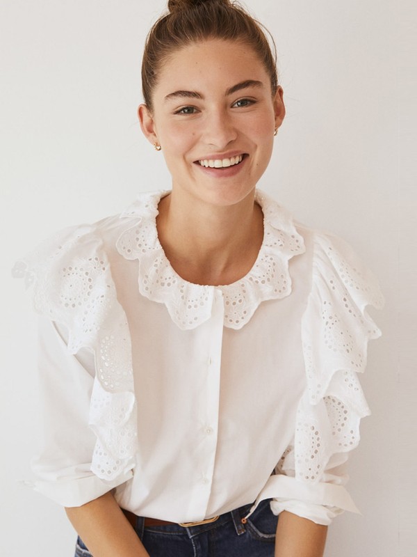 20 Broderie Anglaise Blouses To Wear Now 