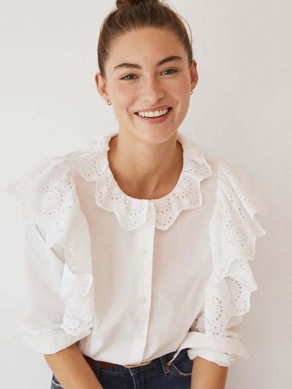 20 Broderie Anglaise Blouses To Wear Now 
