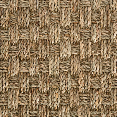 Crucial Trading Seagrass Basketweave Natural from Designer Carpet