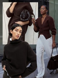 The Round Up: Brown Knitwear