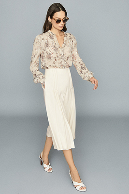 Pleated Culotte Trousers from Reiss