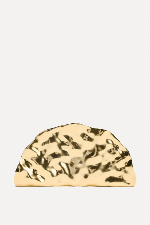 Metallic Rigid Minaudière from Zara
