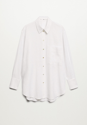 Pocket Linen Shirt from Mango
