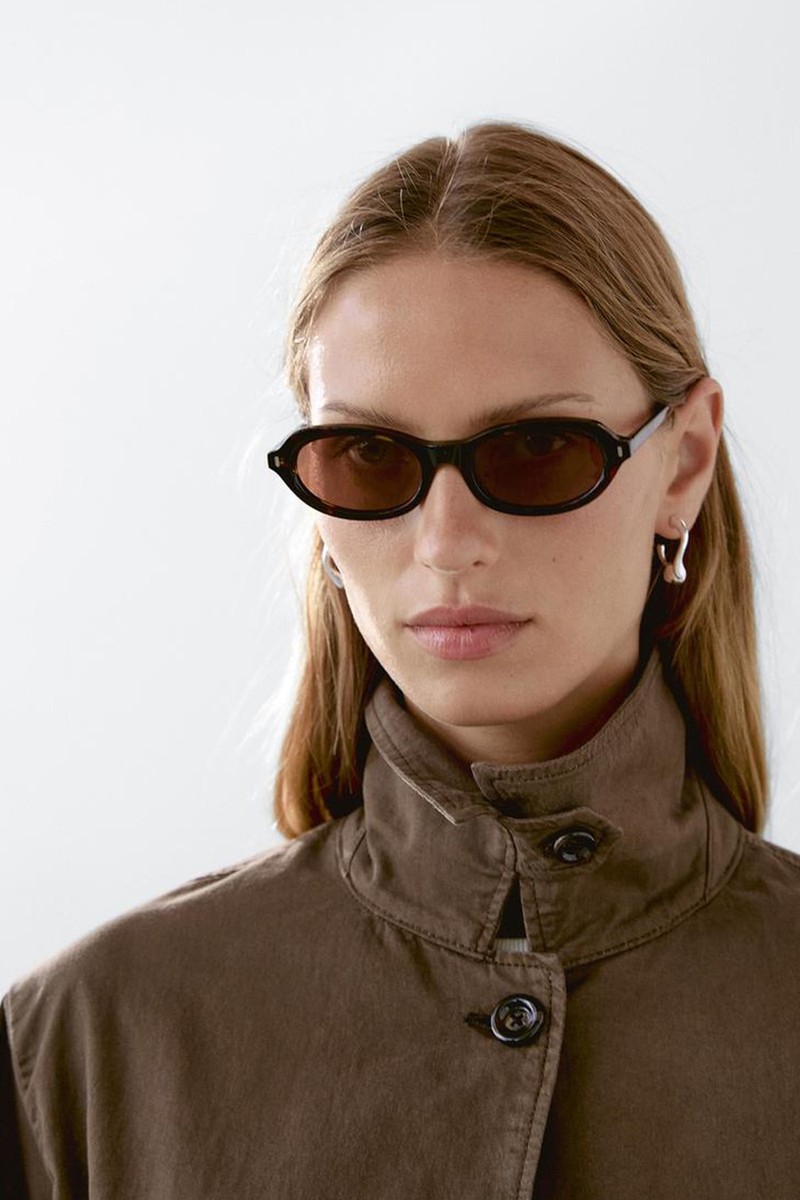 Cotton Blend Trench Coat