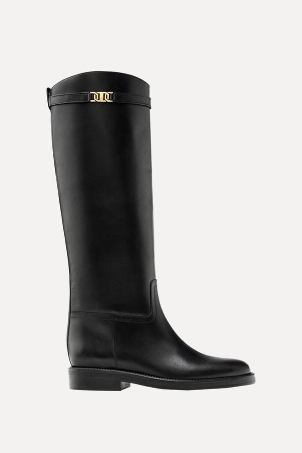 Leather Riding Boots 