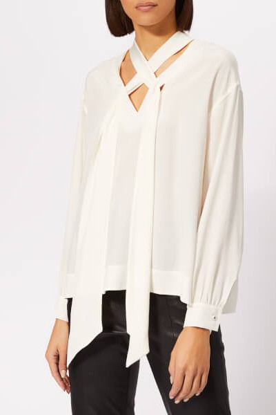 Jessamine Tie Neck Blouse from Diane von Furstenberg