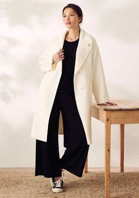Wool-Rich Double Face Revere Coat from The White Company