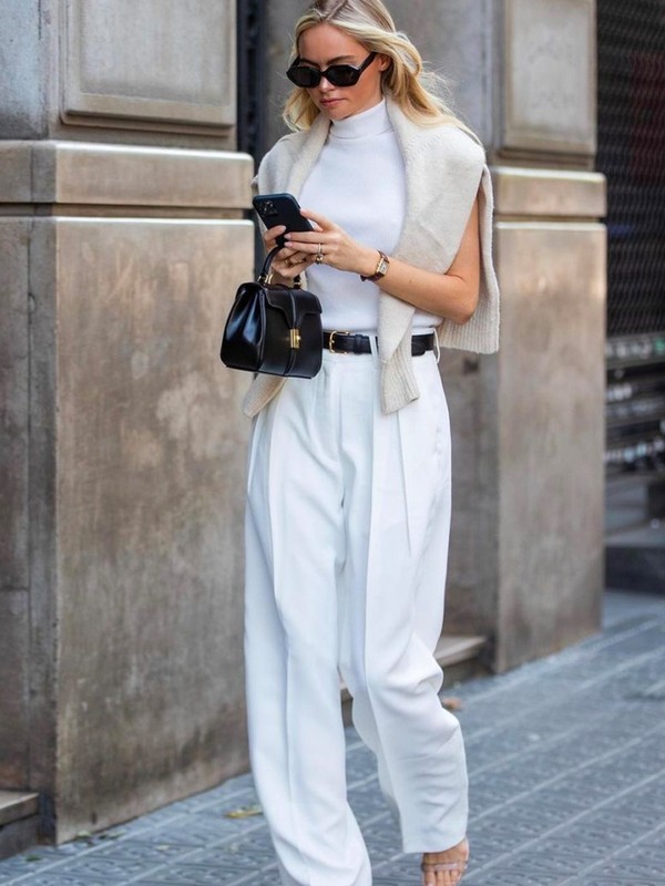 Neutral Tailored Trousers To Buy Now