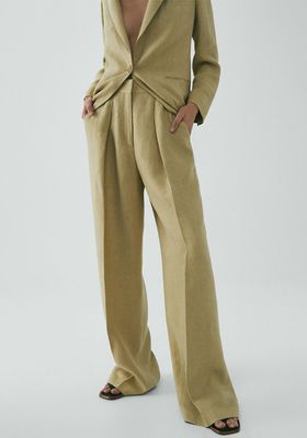 Limited Edition Straight Fir Linen Trousers, £99.95