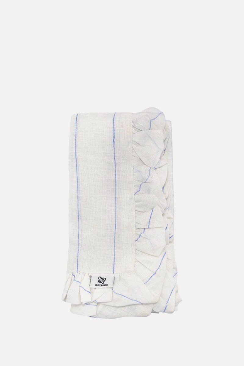 Linen Ruffle Napkins from Marla & Primrose