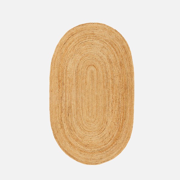 Eternal Oval Jute Rug from Ferm Living