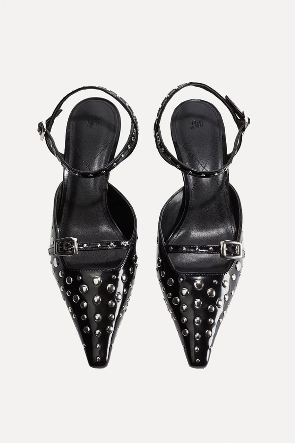 Studded Heeled Sandals from H&M