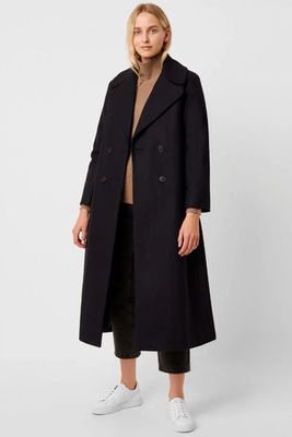 Carmelita Platform Felt Trench Coat from French Connection