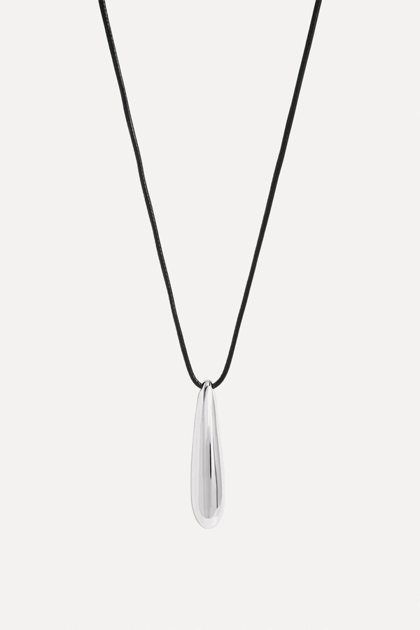 Teardrop Cord Necklace from Jon Richard