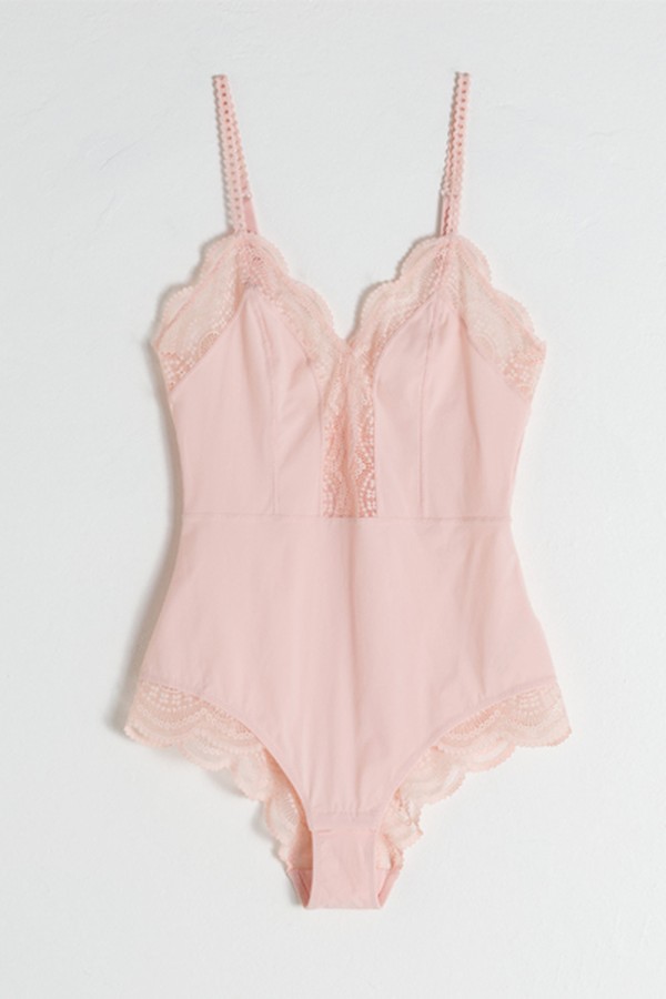 Plunging Lace Bodysuit from & Other Stories