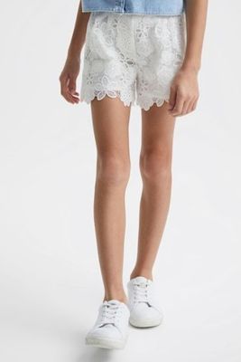 Skylar Lace Shorts from Reiss