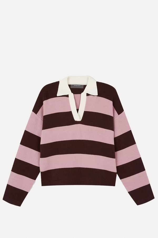 Classic Striped Rugby Polo from Primark