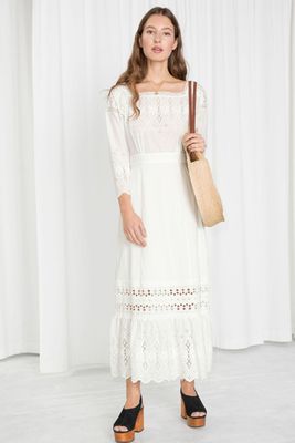 Eyelet Maxi Dress from & Other Stories