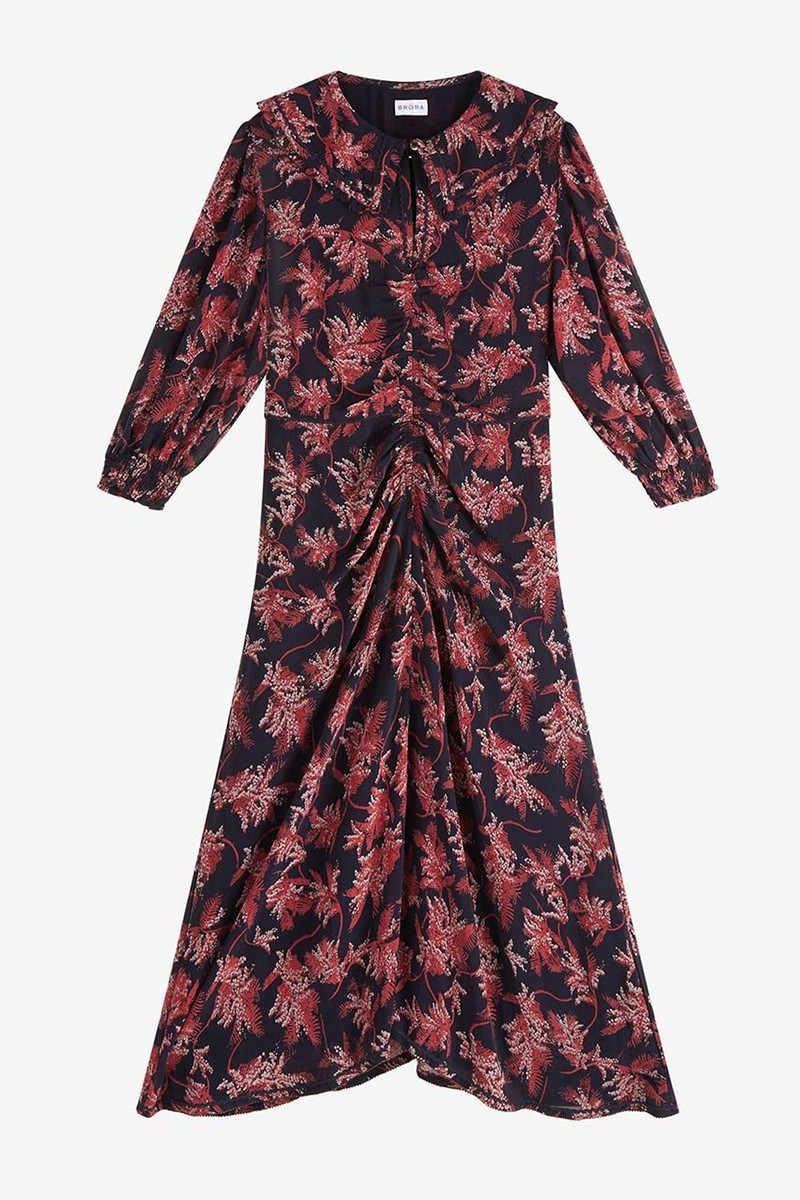 Silk Fern Print Dress from Brora